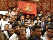 நீதி கோரி பிரித்தானிய நாடாளுமன்றத்தினுள் திரண்ட தமிழர்
